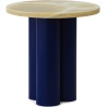 Dit Table – Bright Blue Frame + Honey Onyx Tabletop - Normann Copenhagen