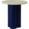 Dit Table – Bright Blue Frame + Emerald Onyx Tabletop - Normann Copenhagen