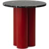 Table Dit – Structure Bright Red + Plateau Portoro Gold - Normann Copenhagen