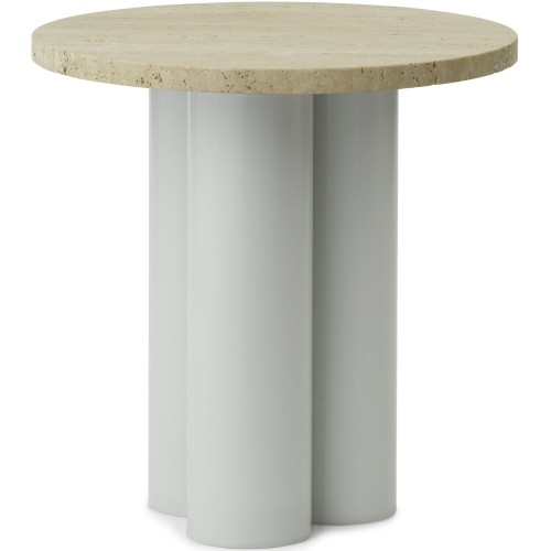 Dit Table – Light Green Frame + Travertine Light Tabletop - Normann Copenhagen