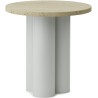 Dit Table – Light Green Frame + Travertine Light Tabletop - Normann Copenhagen