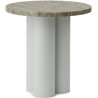 Table Dit – Structure Light Green + Plateau Travertine Silver - Normann Copenhagen