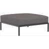 SOLD OUT – Level 2 couch – Ottoman – Slate Heritage + Dark grey base - Houe