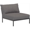 SOLD OUT – Level 2 couch – Lounge chair / central module – Slate Heritage + Dark grey base - Houe