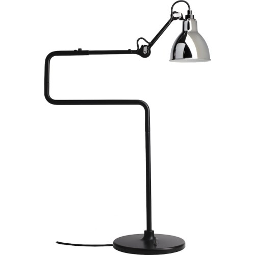 noir / rond chrome - Gras 317 - lampe de table - DCW éditions