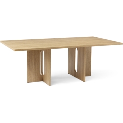 Androgyne rectangular table – 210 cm – Natural oak - Audo Copenhagen