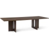 Androgyne rectangular table – 278 cm – Dark stained oak - Audo Copenhagen