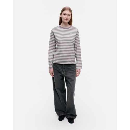 - Marimekko Tasaraita Relaxed Long Sleeve Glitter top 870