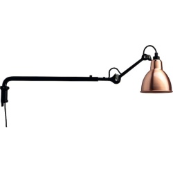 black / round copper-white - Gras 203 - wall lamp - DCW éditions