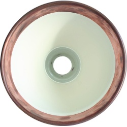 black / round raw copper-white - Gras 203 - wall lamp - DCW éditions