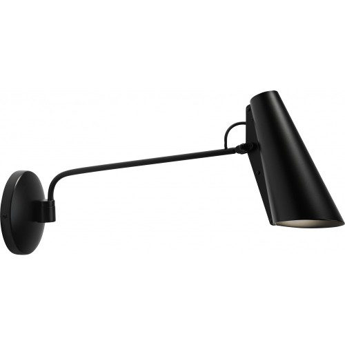 black / black - Birdy long wall lamp - Northern