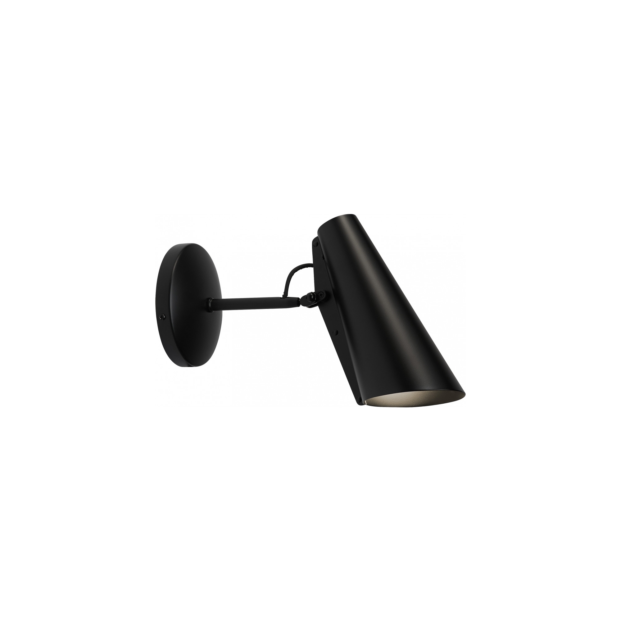 black / black - Birdy short wall lamp - Northern