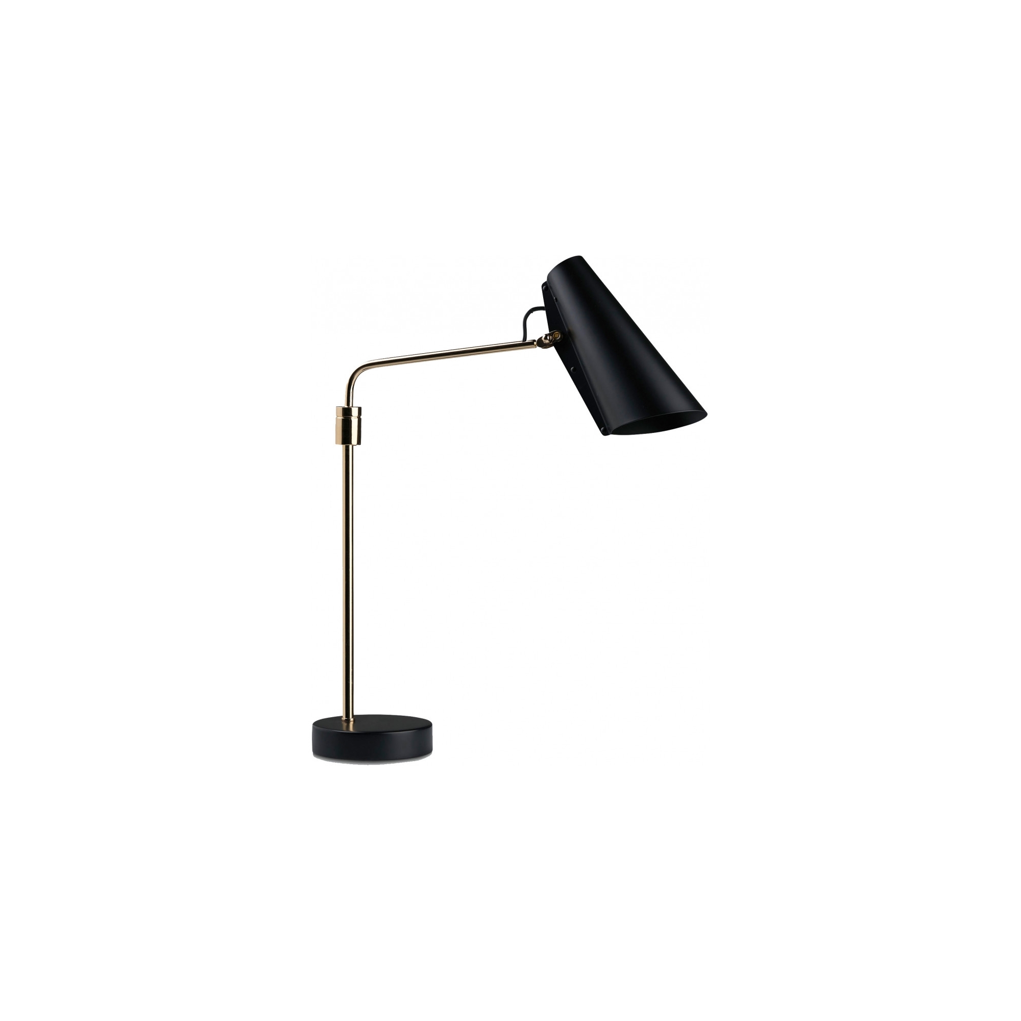 black / brass - Birdy table lamp swing - Northern