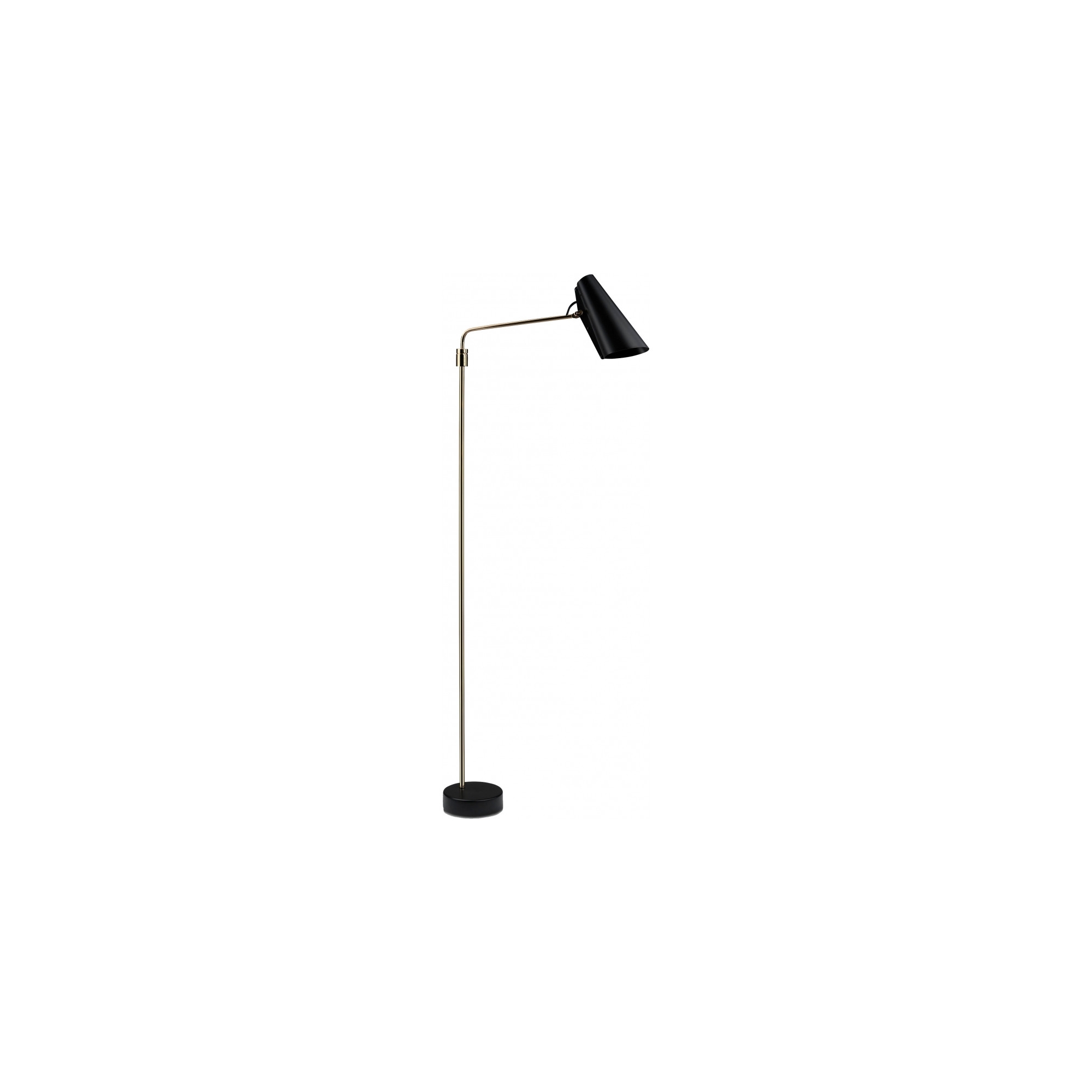 Black / brass - Birdy floor lamp swing - Northern