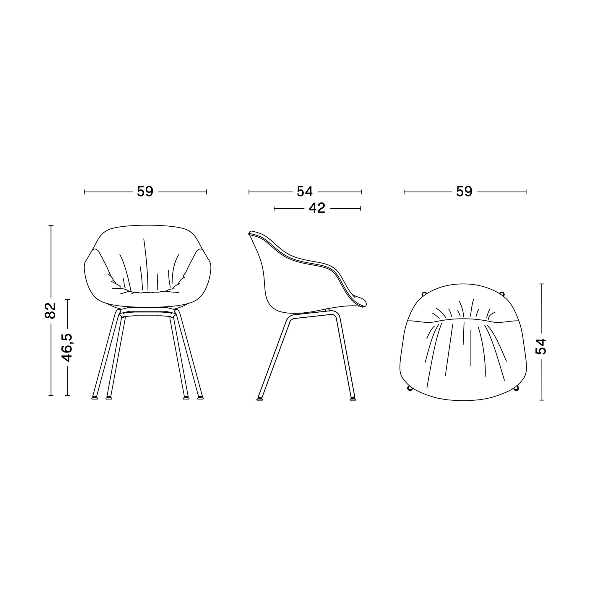 AAC227 Soft Chair - HAY