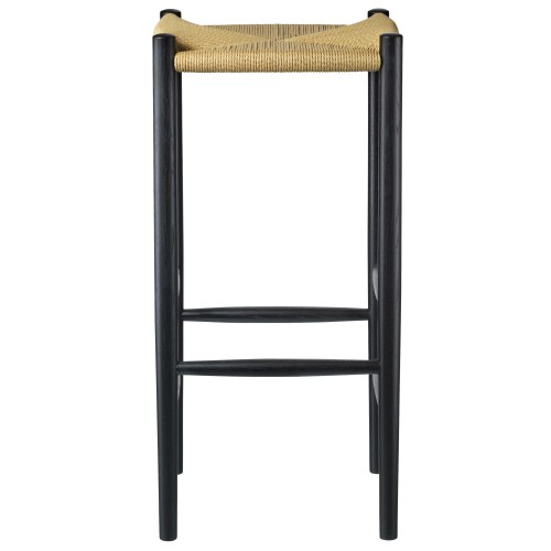 SOLD OUT J164B bar stool – Black Oak  – 37 x37 x H78 cm - FDB Møbler