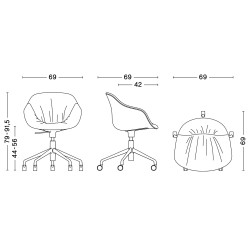 Chaise AAC253 Soft - HAY