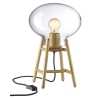 Lampe de table Hiti U4 - Transparent / chêne - FDB Møbler