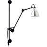 black / round chrome - Gras 210 - wall lamp - DCW éditions