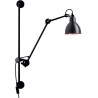 black / round black, copper inside - Gras 210 - wall lamp - DCW éditions