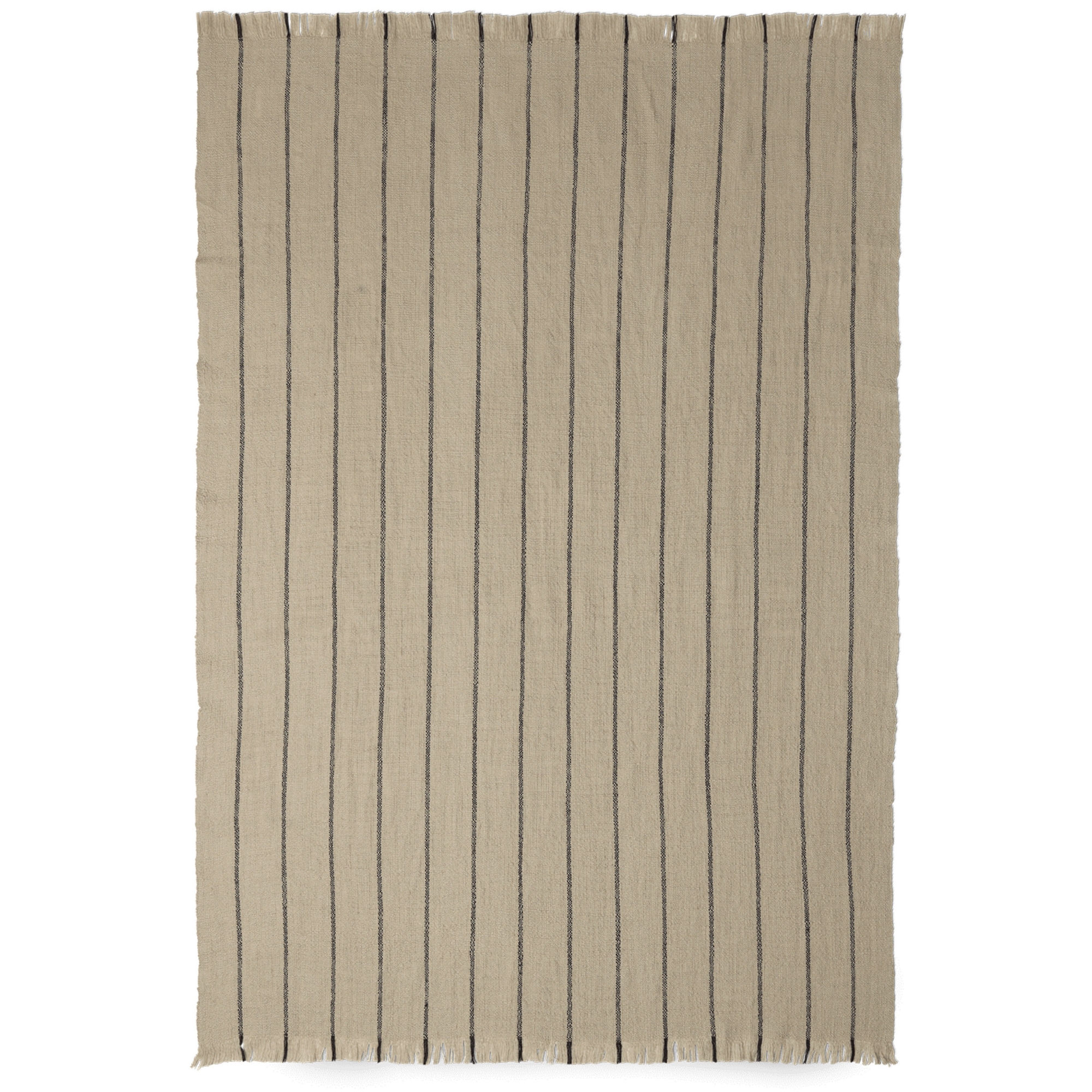 120 x 170 cm - Calm blanket - Camel/Black - Ferm Living