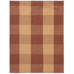 Peach / spice red - Hale tea towel - Ferm Living