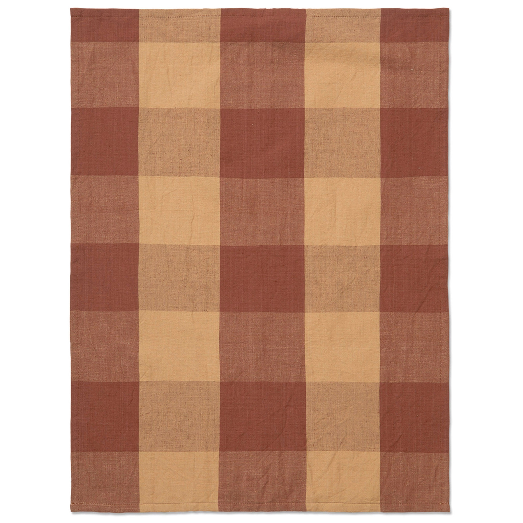 Peach / spice red - Hale tea towel - Ferm Living