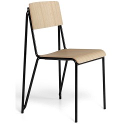 SOLD OUT - HAY - Petit Standard Chair - oak matt lacquered / black - OFFER - HAY