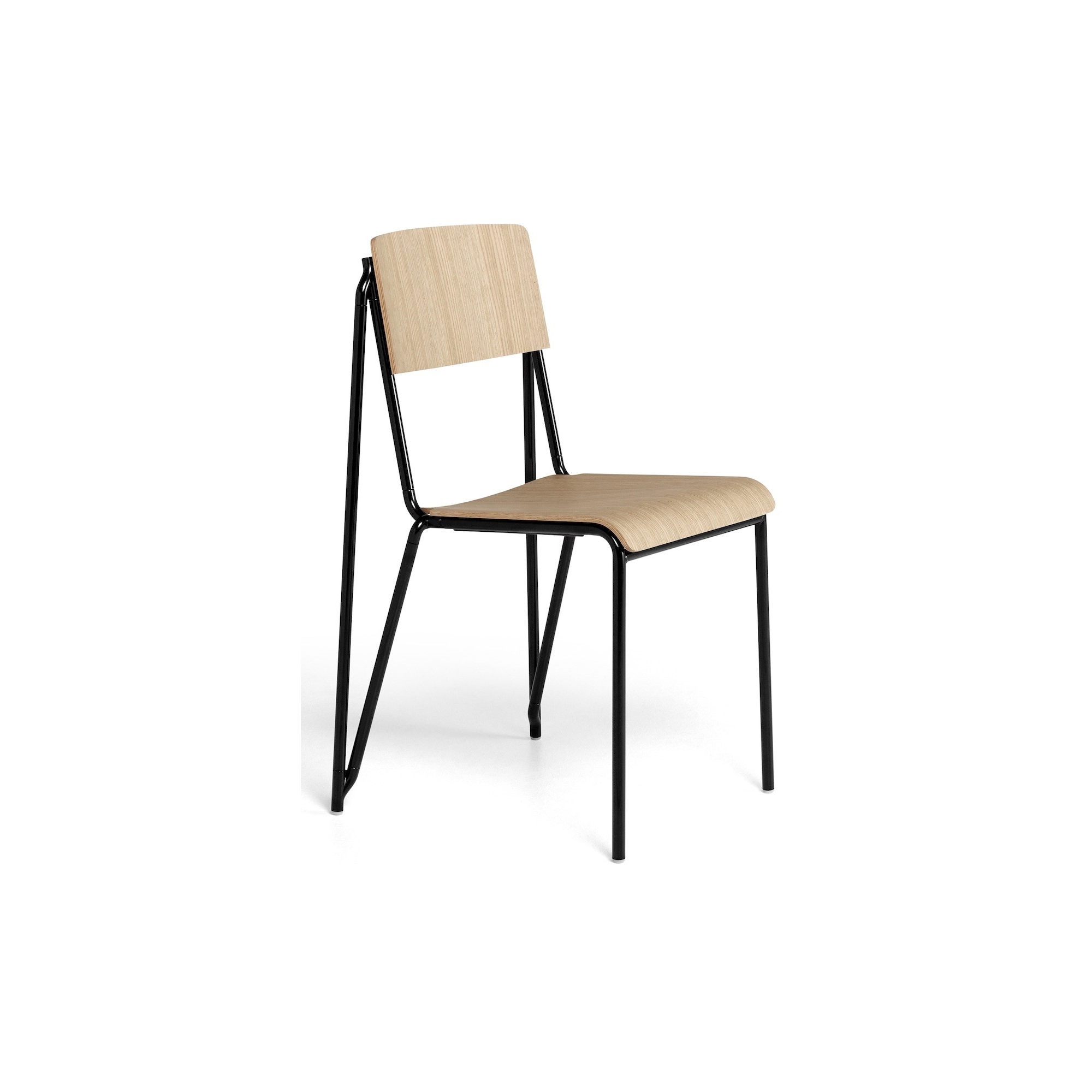 SOLD OUT - HAY - Petit Standard Chair - oak matt lacquered / black - OFFER - HAY