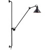 black / conic black, copper inside - Gras 214 - wall lamp - DCW éditions