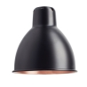 black / round black, copper inside - Gras 303 - wall lamp - DCW éditions