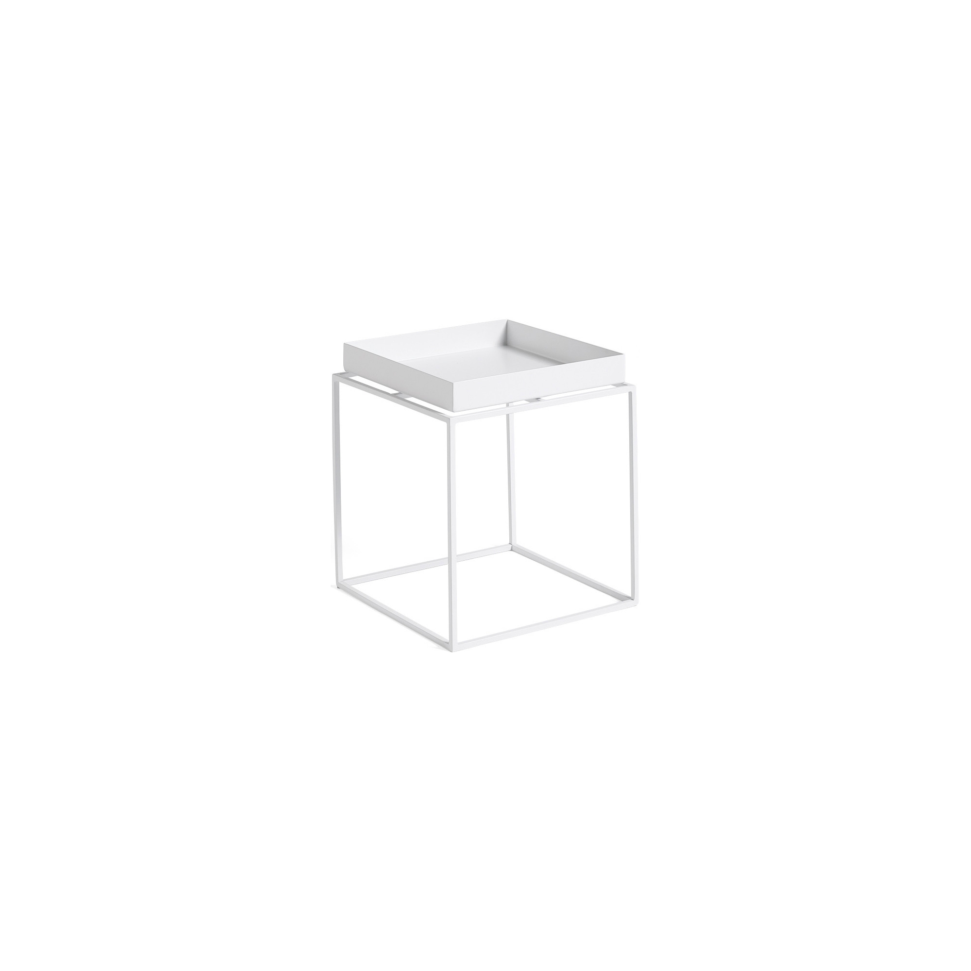 Tray Table S – 30 x 30 x H34 cm – White - HAY