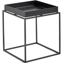 Tray Table S – 30 x 30 x H34 cm – black - HAY