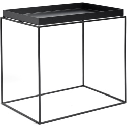 Table Tray L – 60 x 40 x H54 cm – Noir - HAY