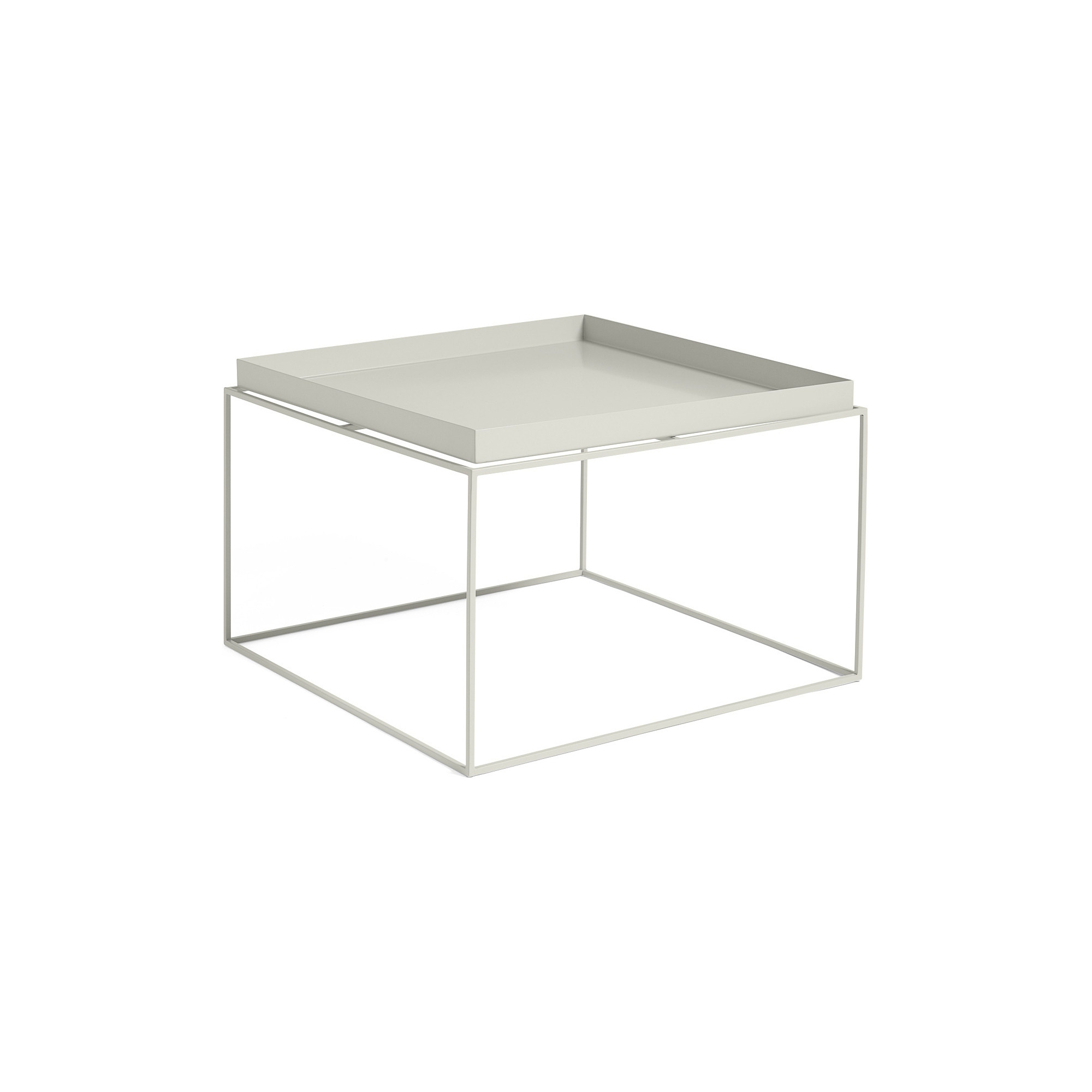 Tray Coffee Table – 60 x 60 x H39 cm – Warm grey - HAY