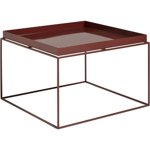 Tray Coffee Table – 60 x 60 x H39 cm – Chocolate (high gloss) - HAY