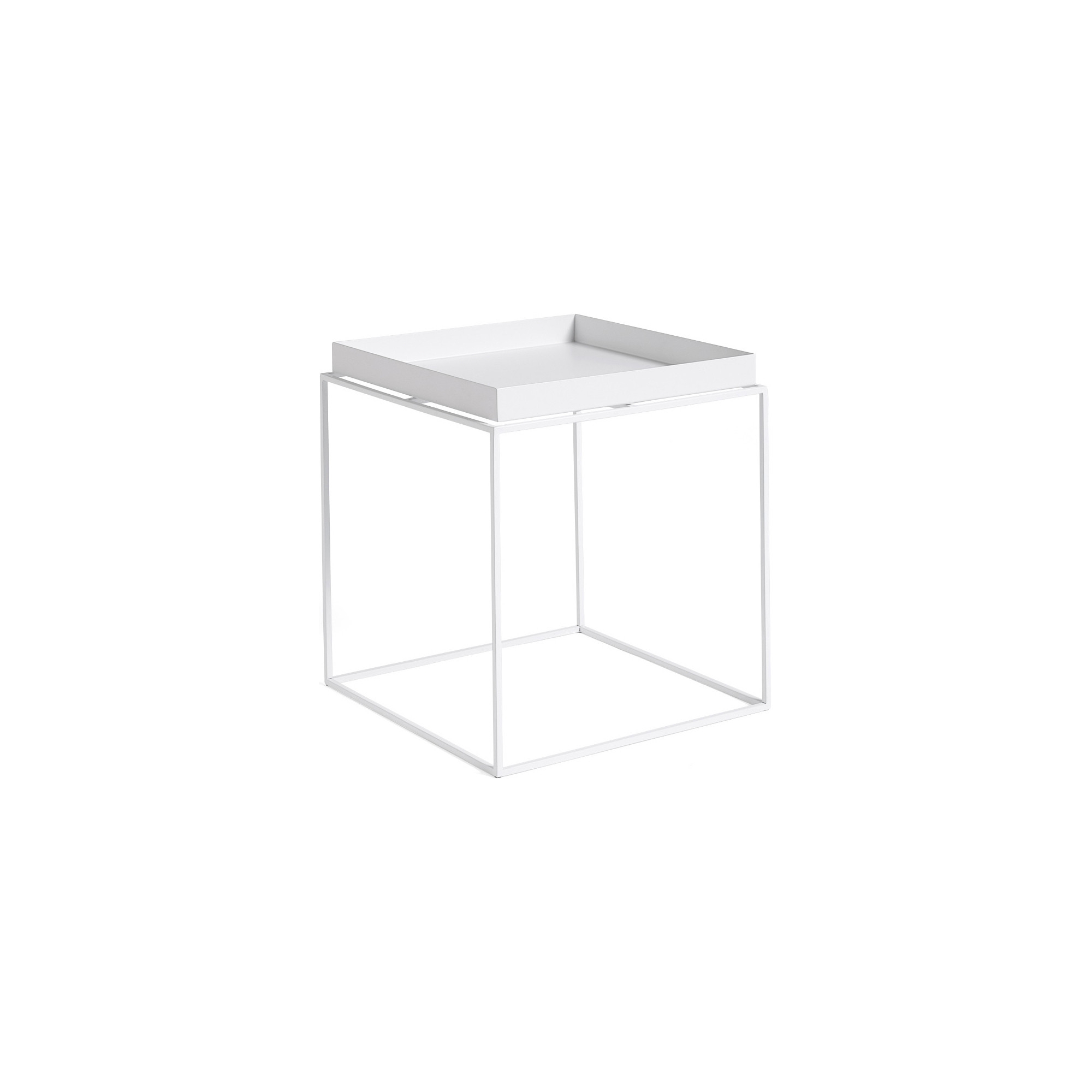 Tray Table M – 40 x 40 x H44 cm – White - HAY