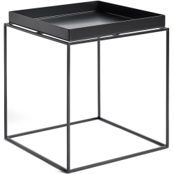 Tray Table M – 40 x 40 x H44 cm – Black - HAY