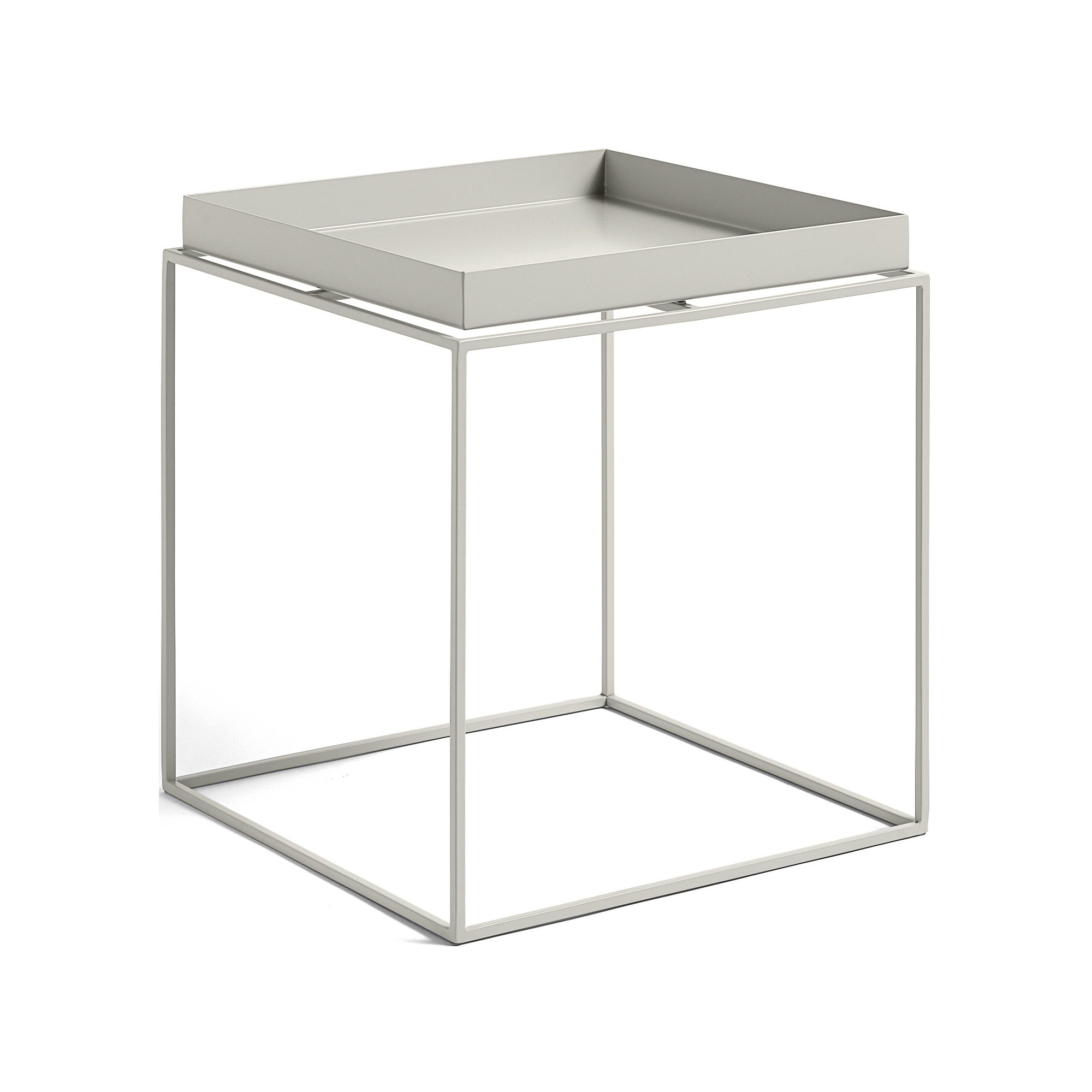 Tray Table M – 40 x 40 x H44 cm – Warm grey - HAY