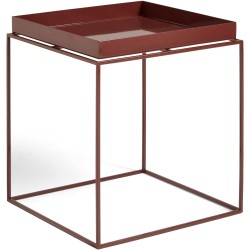 Tray Table M – 40 x 40 x H44 cm – Chocolate (high gloss) - HAY