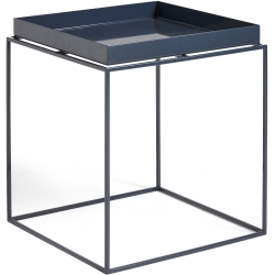 Table Tray M – 40 x 40 x H44 cm – Deep blue (haute brillance) - HAY