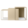 cashmere - 3 x Cluster table - Ferm Living