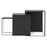 black - 3 x Cluster table - Ferm Living