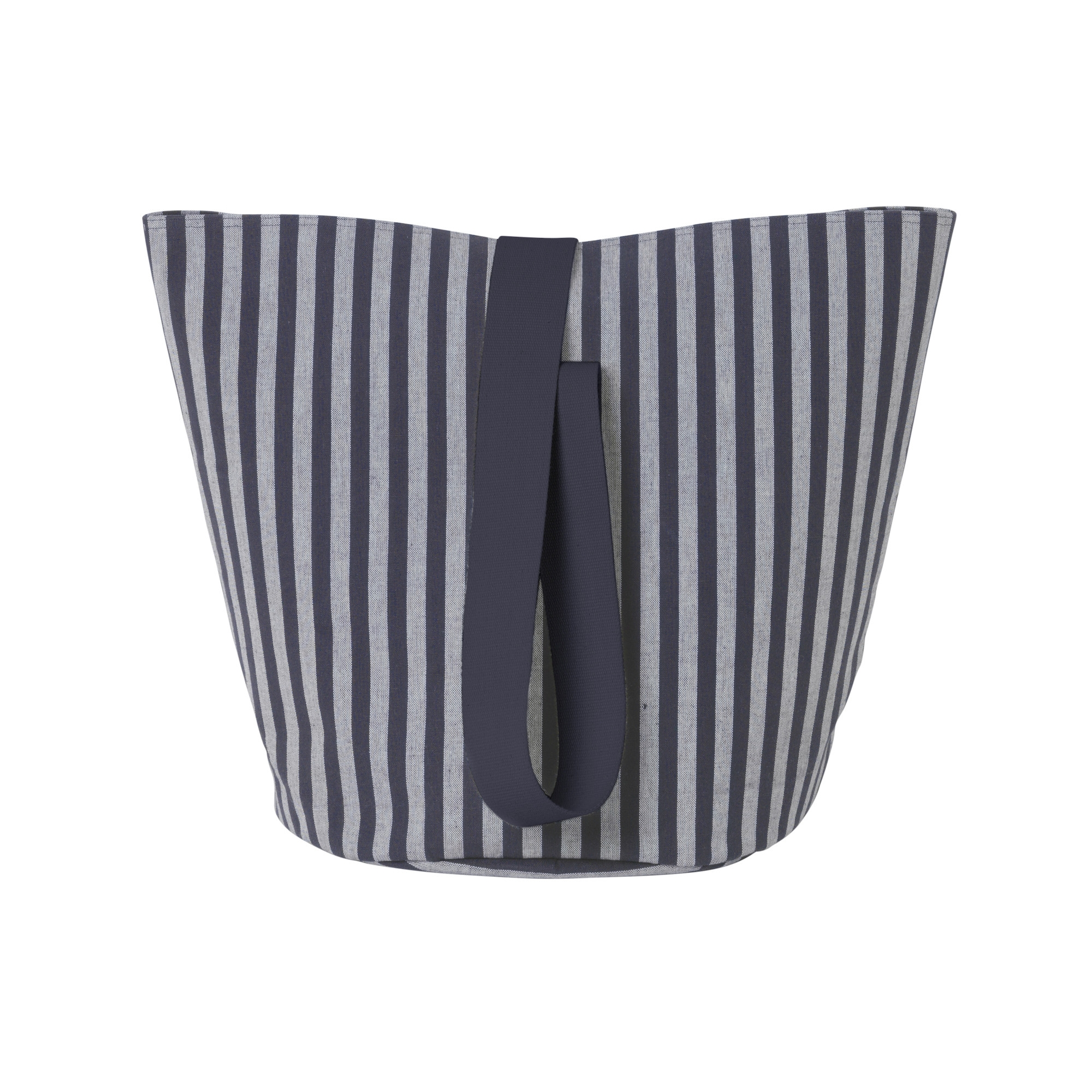 H42 / striped - medium Chambray basket