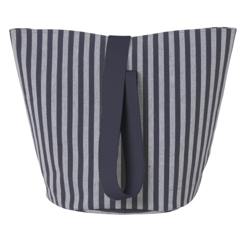 H42 / striped - medium Chambray basket