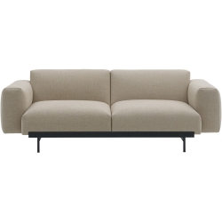 Ecriture 240 / black – In Situ 2-seater sofa / configuration 1 – 198 x 107 cm - Muuto