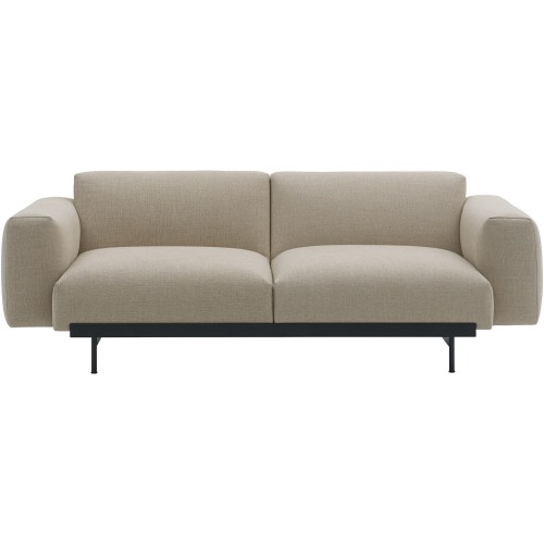 Ecriture 240 / black – In Situ 2-seater sofa / configuration 1 – 198 x 107 cm - Muuto