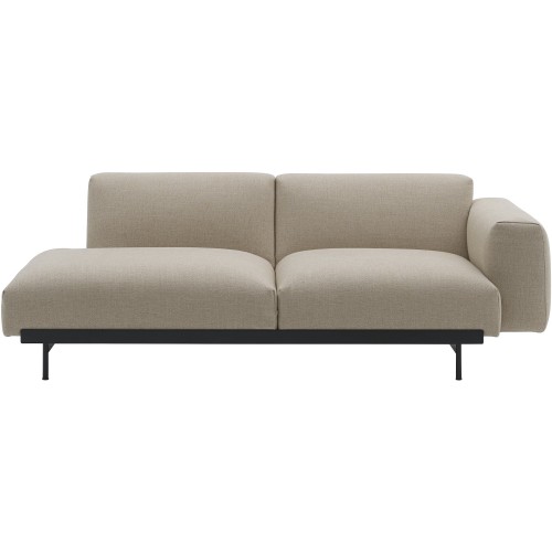 Ecriture 240 / black – In Situ 2-seater sofa / configuration 2 – 198 x 107 cm - Muuto