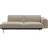 Ecriture 240 / black – In Situ 2-seater sofa / configuration 2 – 198 x 107 cm - Muuto