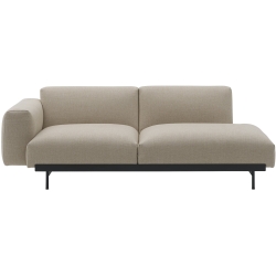 Ecriture 240 / black – In Situ 2-seater sofa / configuration 3 – 198 x 107 cm - Muuto